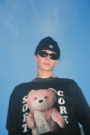 SOFT CORE TEE / WASHED BLACK
